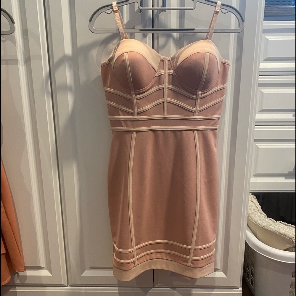 Cute pink cocktail dress